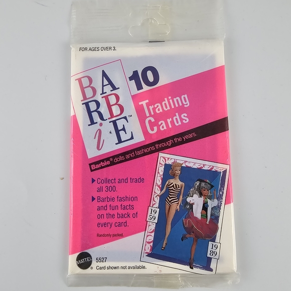 NWT Vintage 90's Barbie Trading Cards Lot of 5 10 packs Fashion Special Edition - Picture 3 of 8